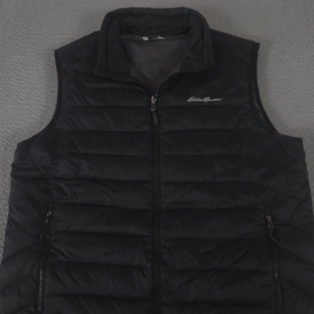 Eddie Bauer Vest Mens Large Multi Down Puffer Quilted Lightweight Warm Outdoor